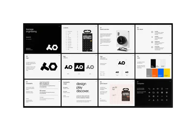 Minimal Brand Guideline Board preview image 1