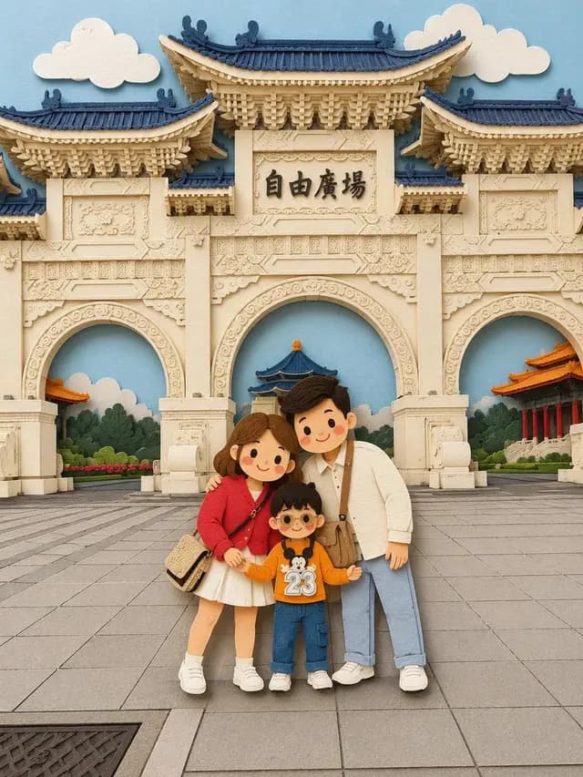剪纸分层插画风格 preview image 1