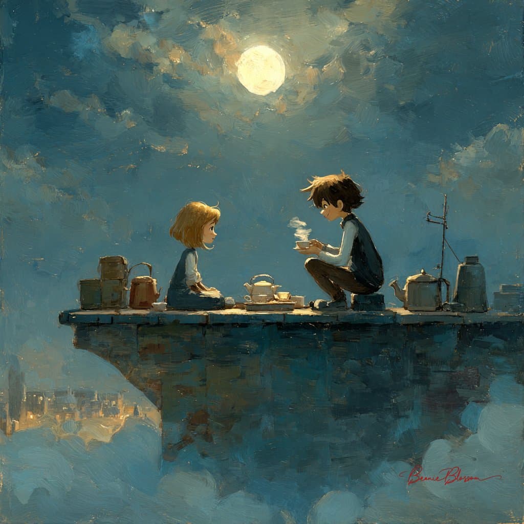 Moonlit Roof Tea Party