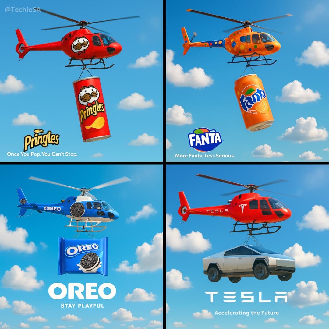 Helicopter Brand Advertisement