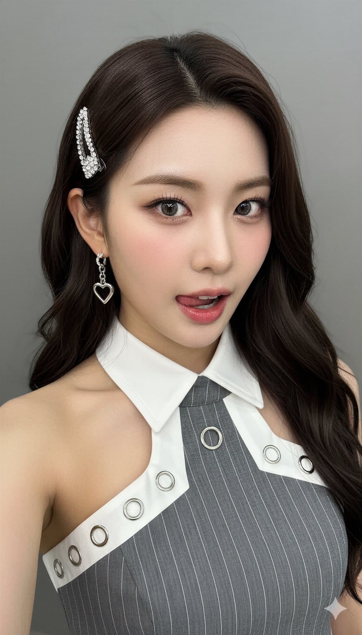 Молодая восточноазиатская женщина в стиле K-Pop айдола