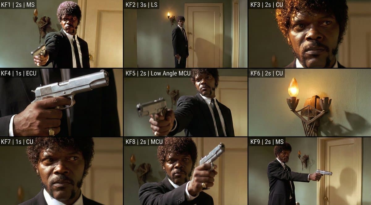 Transform a reference image into a coherent cinematic short film