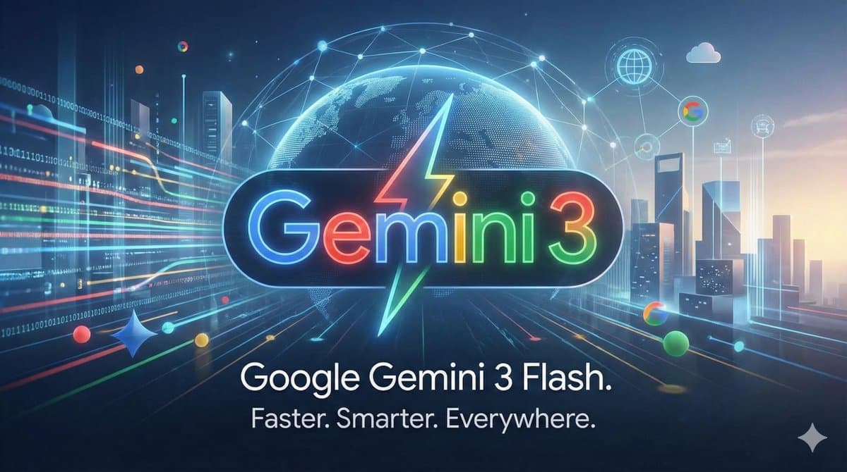 Gemini 3 Flash Promotional Image